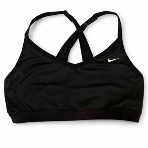 Nike sports bra black color, tagged women’s size large